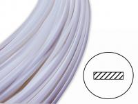 Сварочный пруток АБС плоский белый - 8х2 мм