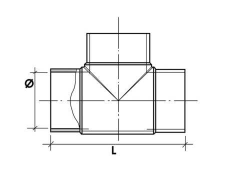 Тройник литой равный_01