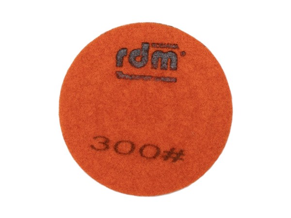 Пад для полировки 100 мм, сухой и мокрый, износостойкий, высота 8 мм, 300